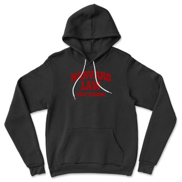 Harvard Law, Just Kidding Hoodie in Black color